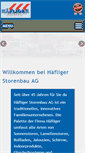 Mobile Screenshot of haefliger-storen.ch